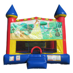 Beauty and the Beast Castle bounce house rental in Hartford CT