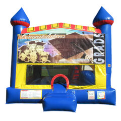 Congrats Grad 5-in-1 bounce house rental in Hartford CT