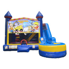 Construction Zone 7-in-1 bounce house rental in Hartford CT