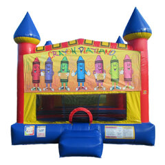 Crayon Playland Castle bounce house rental in Hartford CT