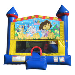 Dora The Explorer 5-in-1 bounce house rental in Hartford CT