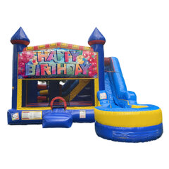 Happy Birthday 7-in-1 bounce house rental in Hartford CT