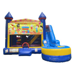Birthday Kids 7-in-1 bounce house rental in Hartford CT