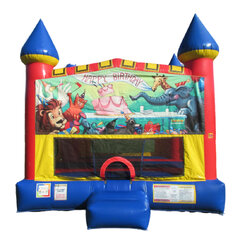 Happy Birthday Circus Castle bounce house rental in Hartford CT