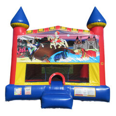 Knights and Dragons Castle bounce house rental in Hartford CT