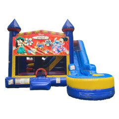 Lilo and Stitch 7-in-1 bounce house rental in Hartford CT