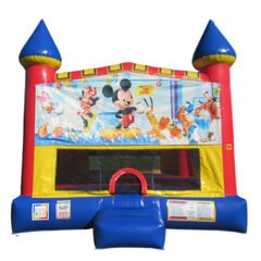 Mickey Mouse Castle bounce house rental in Hartford CT