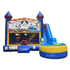 Military 7-in-1 bounce house rental in Hartford CT