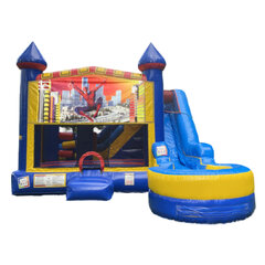 Spiderman 7-in-1 bounce house rental in Hartford CT