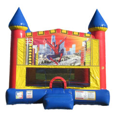 Spiderman Castle bounce house rental in Hartford CT