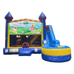 SpongeBob 7-in-1 bounce house rental in Hartford CT