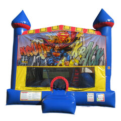 Superman 5-in-1 bounce house rental in Hartford CT