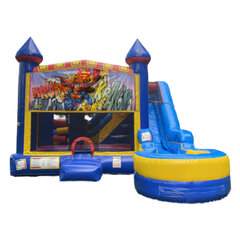 Superman 7-in-1 bounce house rental in Hartford CT