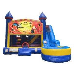 The Incredibles 7-in-1 bounce house rental in Hartford CT