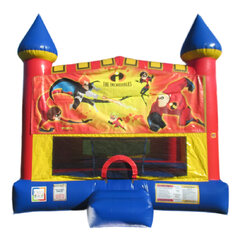 The Incredibles Castle bounce house rental in Hartford CT