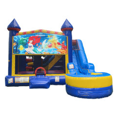 The Little Mermaid 7-in-1 bounce house rental in Hartford CT