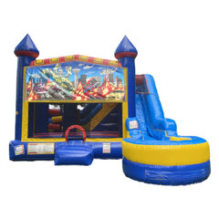 Transforming Robo Cars 7-in-1 bounce house rental in Hartford CT