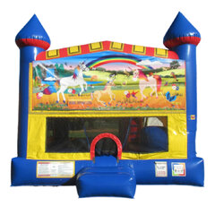 Unicorns 5-in-1 bounce house rental in Hartford CT