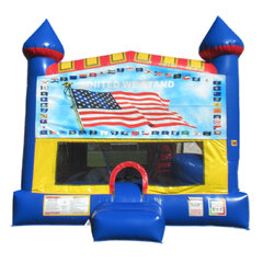 United We Stand 5-in-1 bounce house rental in Hartford CT