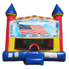 United We Stand Castle bounce house rental in Hartford CT