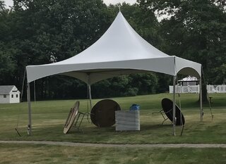 20x20 High Peak Tent rental in Hartford CT