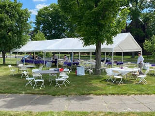 20x40 Standard Tent rental in Hartford CT